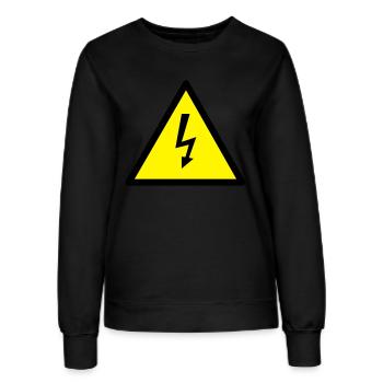 strom - Frauen Sweatshirt - Schwarz - Vorne - AI Model Female 172 light (172cm)