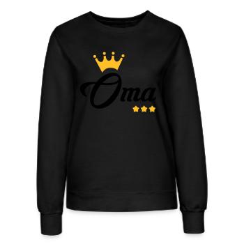 Grandma Gran Oma Grand-Mère Grand Mere - Women’s Sweatshirt - black - Front - AI Model Female 172 light (172cm)