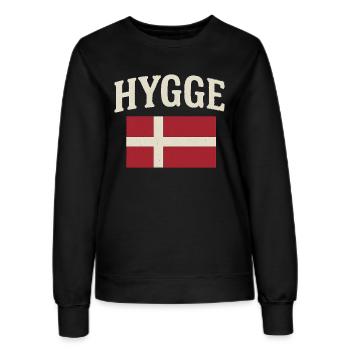 Hygge - Frauen Sweatshirt - Schwarz - Vorne - AI Model Female 172 light (172cm)
