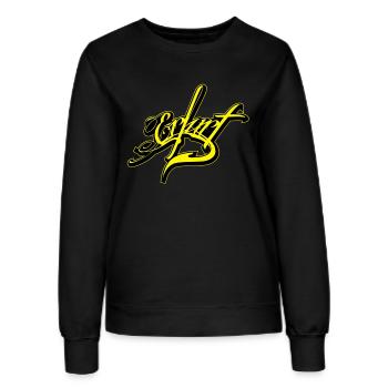 erfurt - Frauen Sweatshirt - Schwarz - Vorne - AI Model Female 172 light (172cm)