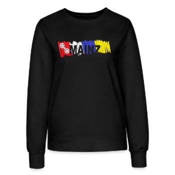 MAINZ 4FB - Frauen Sweatshirt - Schwarz - Vorne - AI Model Female 172 light (172cm)