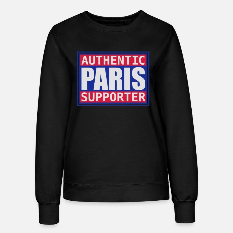 Paris Authentic Bär - Frauen Sweatshirt - Schwarz