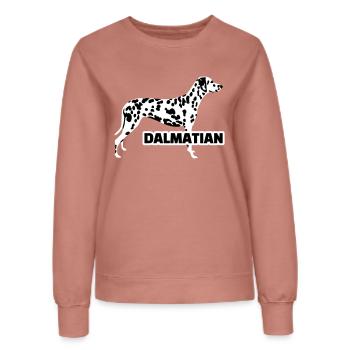 Dalmatiner - Frauen Sweatshirt - Altrosa - Vorne - AI Model Female 172 dark (172cm)