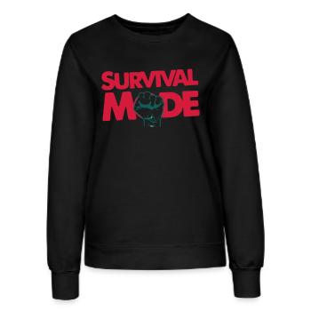 Survival Mode - Women’s Sweatshirt - black - Front - AI Model Female 172 light (172cm)