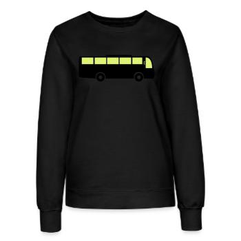 bus - Frauen Sweatshirt - Schwarz - Vorne - AI Model Female 172 light (172cm)