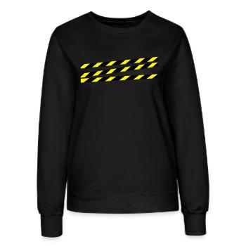 construction__f2 - Frauen Sweatshirt - Schwarz - Vorne - AI Model Female 172 light (172cm)