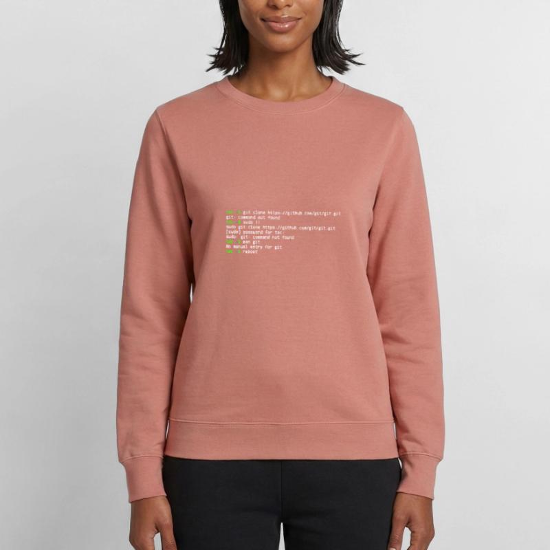 linux shell git clone Sweat Femme