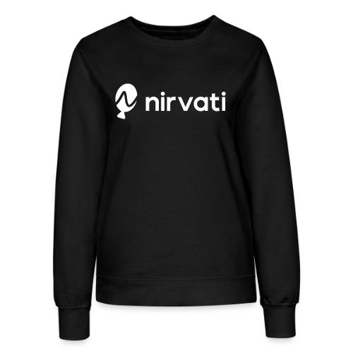 Nirvati Logo (white) - Women’s Sweatshirt