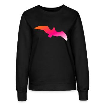 Freedom Bird | Exklusives Streetstyle-Design - Frauen Sweatshirt - Schwarz - Vorne - AI Model Female 172 light (172cm)