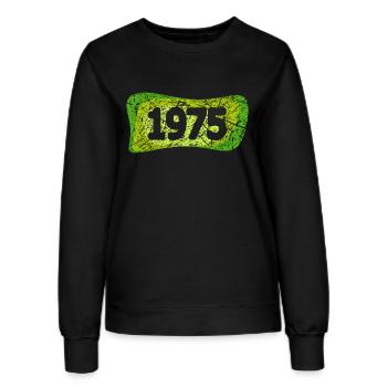 Retro 1975 - Women’s Sweatshirt - black - Front - AI Model Female 172 light (172cm)