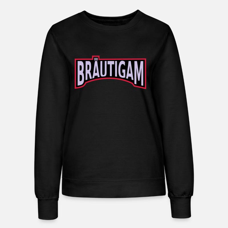 Junggesellenabschied Bräutigam - Frauen Sweatshirt - Schwarz