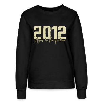 Original 2012 Rétro 2012 Cadeau d’anniversaire 2012 - Sweat Femme - noir - Devant - AI Model Female 172 light (172cm)