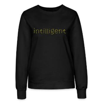 intelligent - Frauen Sweatshirt - Schwarz - Vorne - AI Model Female 172 light (172cm)