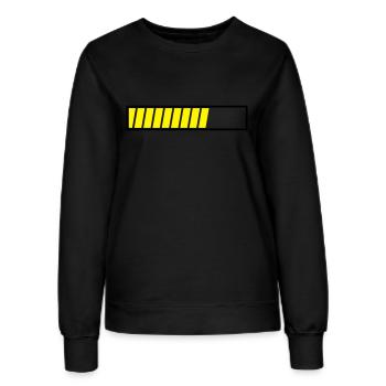 Ladebalken Loading Bar dauer zeit wird geladen Uni - Frauen Sweatshirt - Schwarz - Vorne - AI Model Female 172 light (172cm)