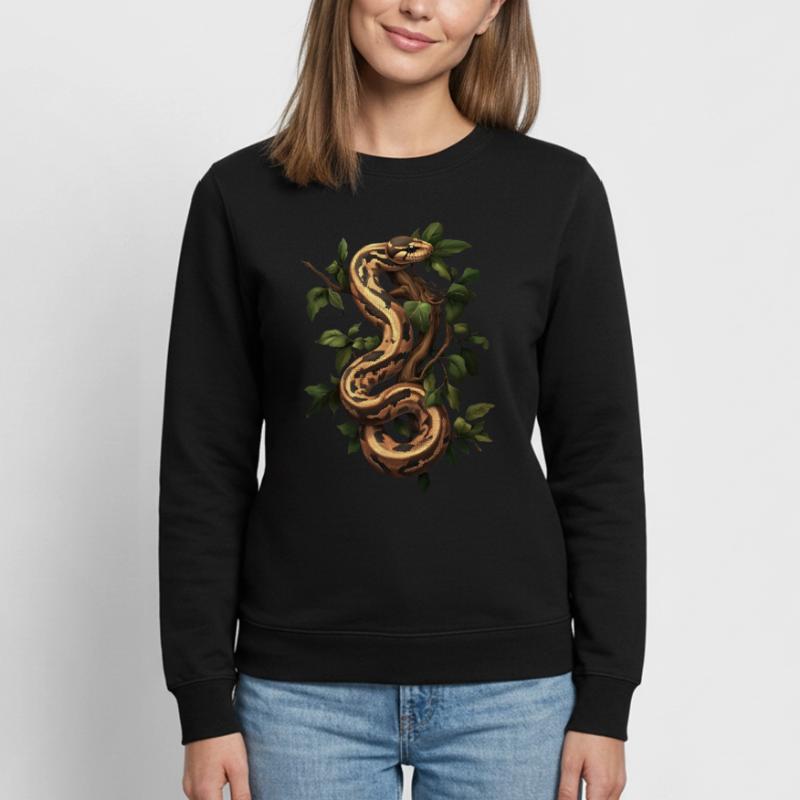 Roi Python Serpents Amoureux Terrarium Python Sweat Femme