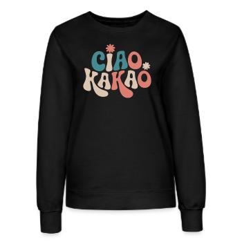 Ciao Kakao - Frauen Sweatshirt - Schwarz - Vorne - AI Model Female 172 light (172cm)