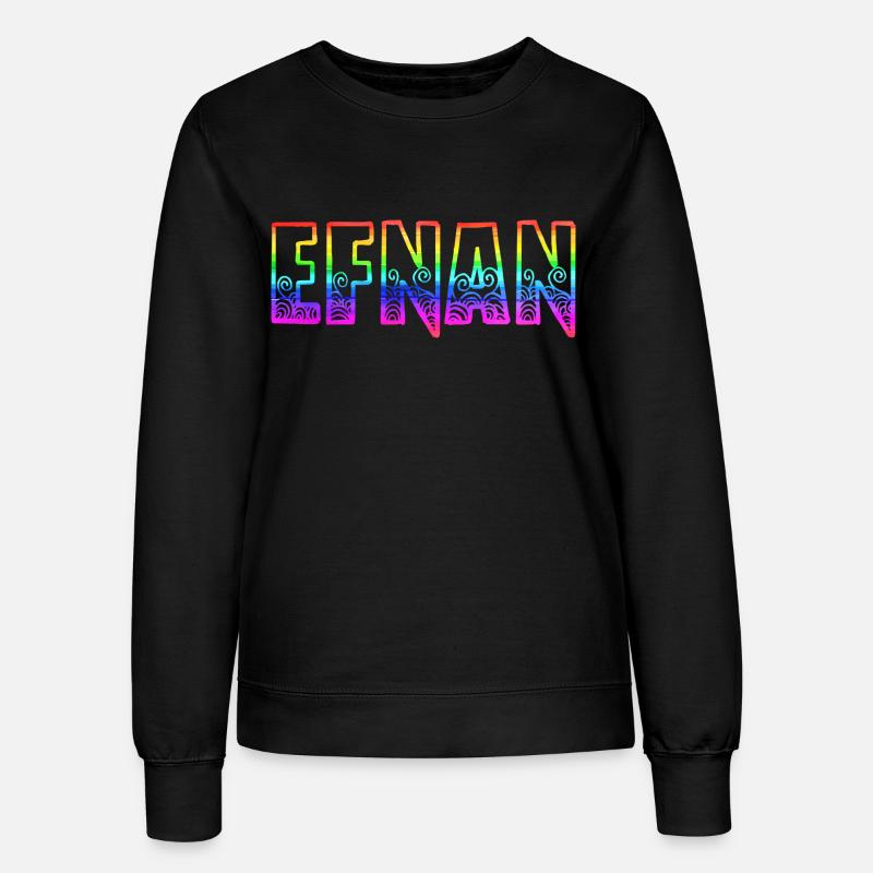 EFNAN RS Rainbow - Women’s Sweatshirt - black
