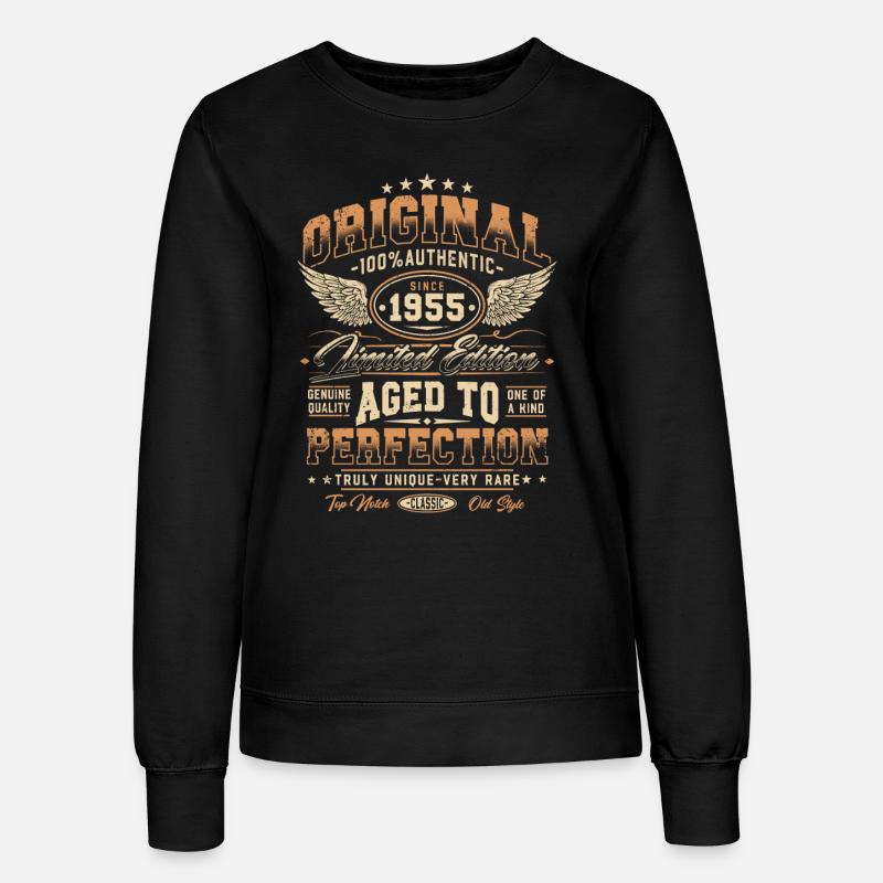 Original 1955 Vintage Född födelsedagspresent - Sweatshirt dam - svart