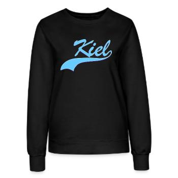 Kiel - Frauen Sweatshirt - Schwarz - Vorne - AI Model Female 172 light (172cm)