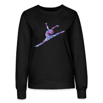 gymnastique - Sweat Femme - noir - Devant - AI Model Female 172 light (172cm)