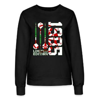 41. GEBURTSTAG DARTS LIMITED EDITION 1985 - Frauen Sweatshirt - Schwarz - Vorne - AI Model Female 172 light (172cm)
