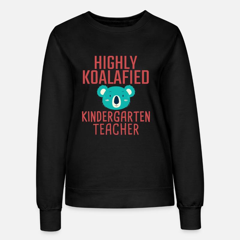 Kindergarten teacher Koalafied - Women’s Sweatshirt - black