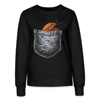 Assel - Frauen Sweatshirt - Schwarz - Vorne - AI Model Female 172 light (172cm)
