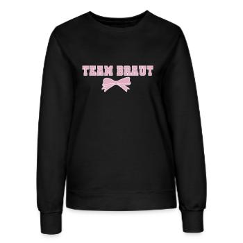 Team Braut - Frauen Sweatshirt - Schwarz - Vorne - AI Model Female 172 light (172cm)