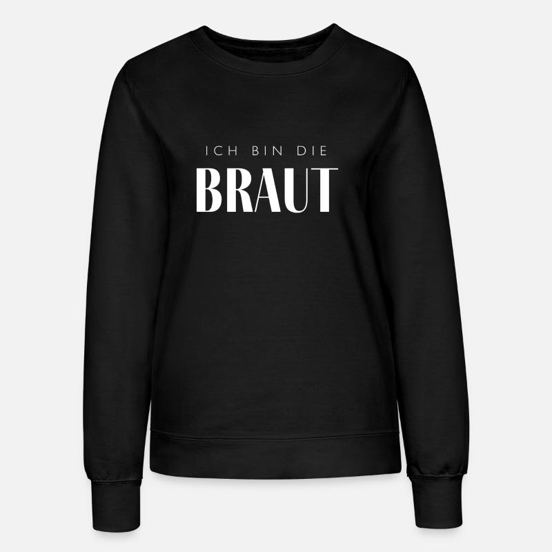 Die Braut – Stilvoll und modern - Frauen Sweatshirt - Schwarz