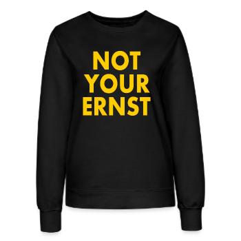 Not your ernst - Frauen Sweatshirt - Schwarz - Vorne - AI Model Female 172 light (172cm)