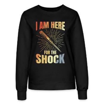 Elektroingenieur Spruch - Frauen Sweatshirt - Schwarz - Vorne - AI Model Female 172 light (172cm)