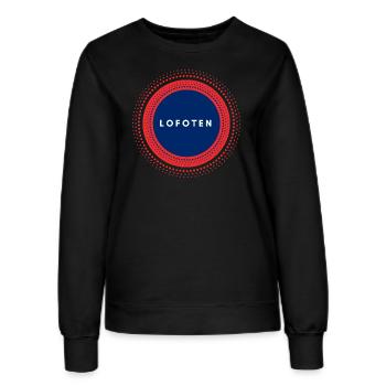 Lofoten Norwegen - Frauen Sweatshirt - Schwarz - Vorne - AI Model Female 172 light (172cm)