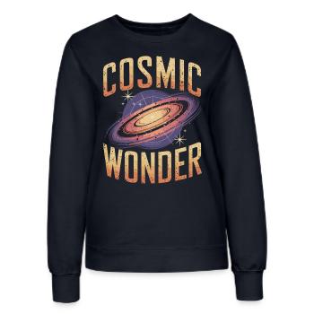 Galaxie merveilleuse cosmique - Sweat Femme - marine - Devant - AI Model Female 172 light (172cm)