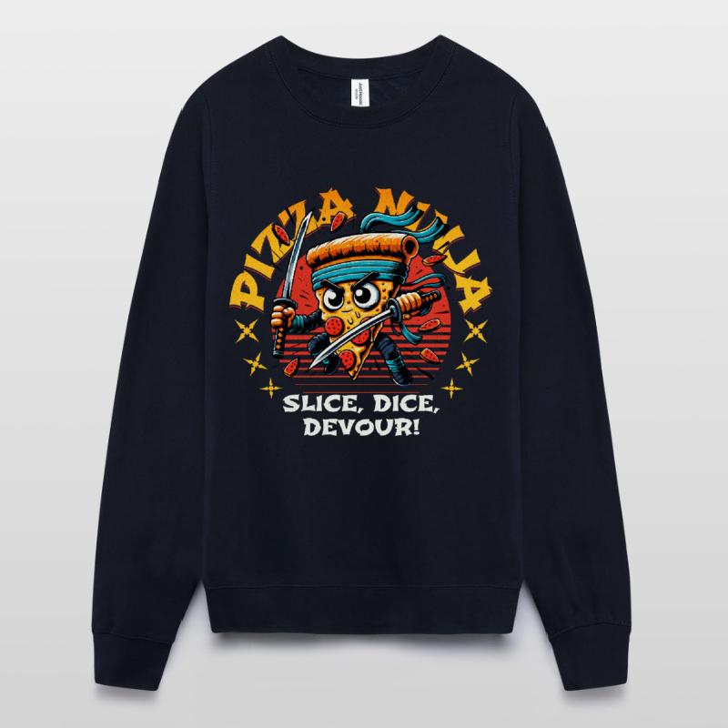 PIZZA NINJA SLICE, DICE, DEVOUR! Frauen Sweatshirt