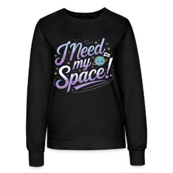 I Need My Space - Frauen Sweatshirt - Schwarz - Vorne - AI Model Female 172 light (172cm)