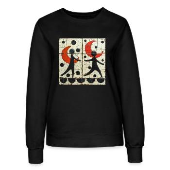 Breakup - Let Me Go - Women’s Sweatshirt - black - Front - AI Model Female 172 light (172cm)