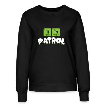 TiTs Patrol - Schwarz- Geschenk - Frauen Sweatshirt - Schwarz - Vorne - AI Model Female 172 light (172cm)