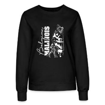 BELGIAN MALINOIS Wilsigns Hundesport IGP Hunde - Frauen Sweatshirt - Schwarz - Vorne - AI Model Female 172 light (172cm)