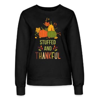 Citrouille Thanksgiving - Sweat Femme - noir - Devant - AI Model Female 172 light (172cm)