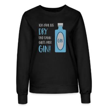 GIN - Frauen Sweatshirt - Schwarz - Vorne - AI Model Female 172 light (172cm)