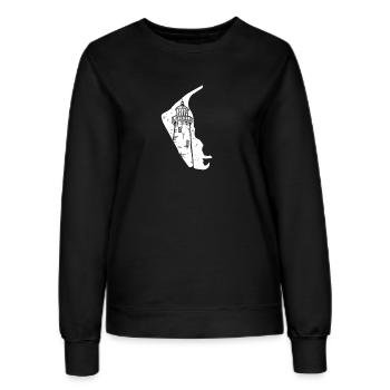 Amrum Nordsee insel - Frauen Sweatshirt - Schwarz - Vorne - AI Model Female 172 light (172cm)