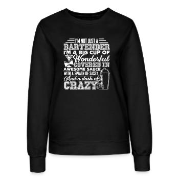 Barkeeper Ich bin nicht nur ein Barkeeper - Frauen Sweatshirt - Schwarz - Vorne - AI Model Female 172 light (172cm)