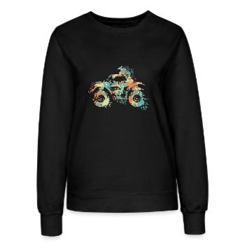 Quad ATV Splash - Sweat Femme - noir - Devant - AI Model Female 172 light (172cm)