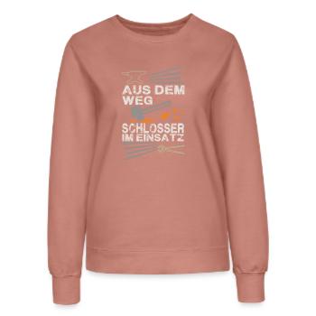 Schlosser - Frauen Sweatshirt - Altrosa - Vorne - AI Model Female 172 dark (172cm)