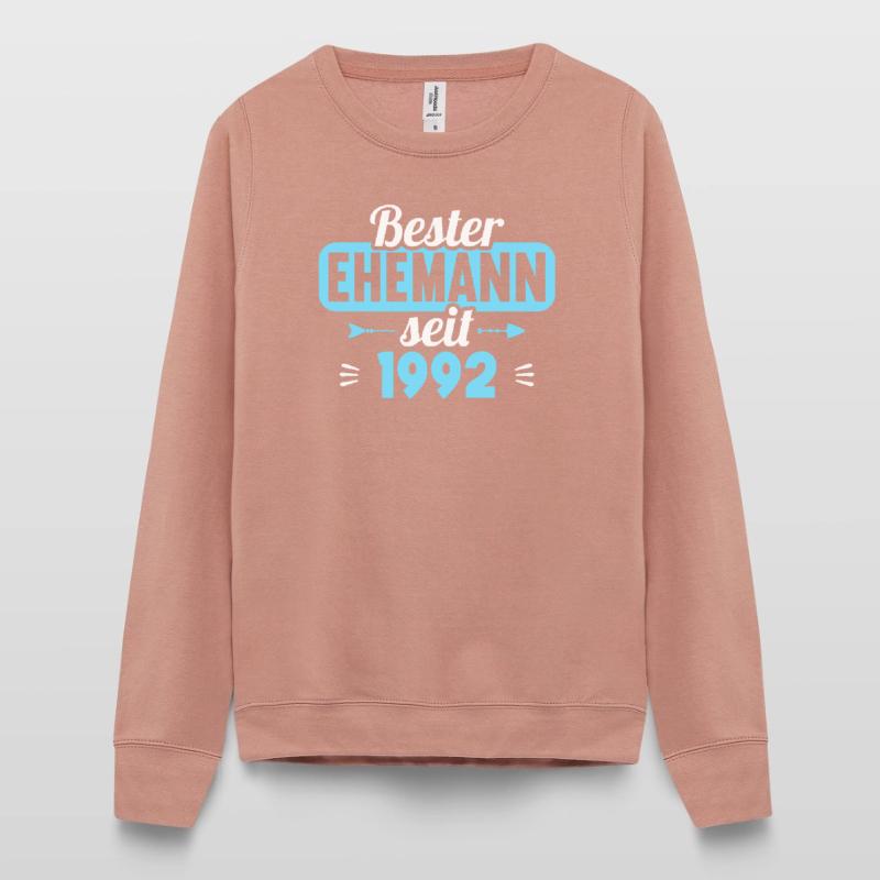 Beste Ehefrau Bester Ehemann seit 1992 Frauen Sweatshirt