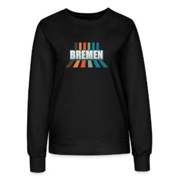 Bremerin Bremer Bremen - Frauen Sweatshirt - Schwarz - Vorne - AI Model Female 172 light (172cm)
