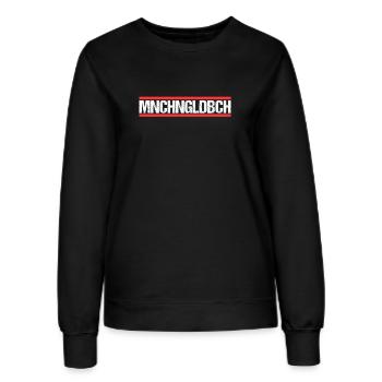 Mönchengladbacher Mönchengladbach - Frauen Sweatshirt - Schwarz - Vorne - AI Model Female 172 light (172cm)