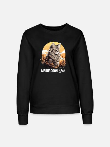Maine Coon - Frauen Sweatshirt - Schwarz