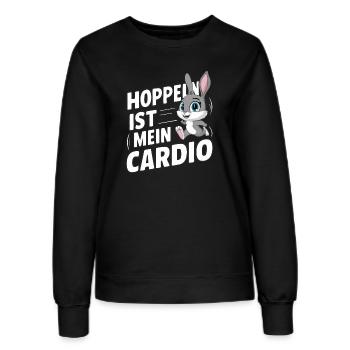 Bunny Bunnies Lapin Animal de compagnie - Sweat Femme - noir - Devant - AI Model Female 172 light (172cm)