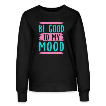 Yoga Be Good To My Mood Yoga Drôle - Sweat Femme - noir - Devant - AI Model Female 172 light (172cm)
